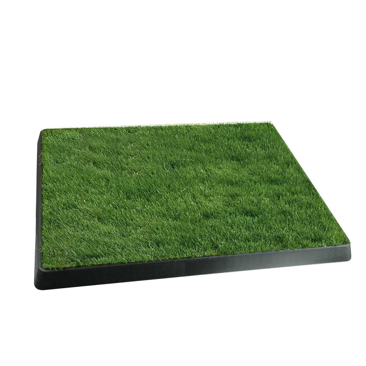 Artificial Grass Puppy Pad w/ Tray Reusable Indoor&Outdoor Dog Training Mat