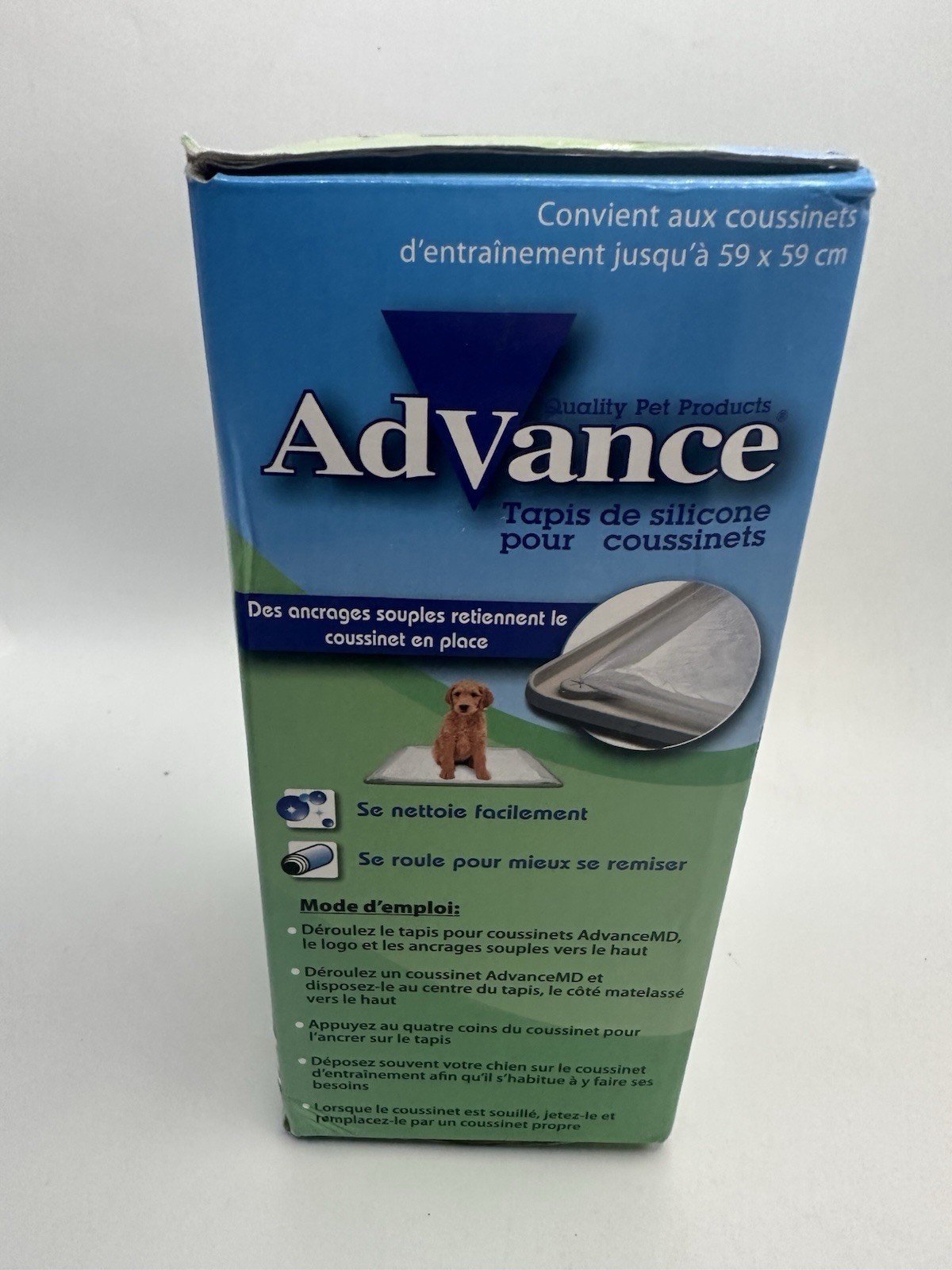 Advance Silicone Pee Pad Holder Dog 23”x23” Leak-Proof