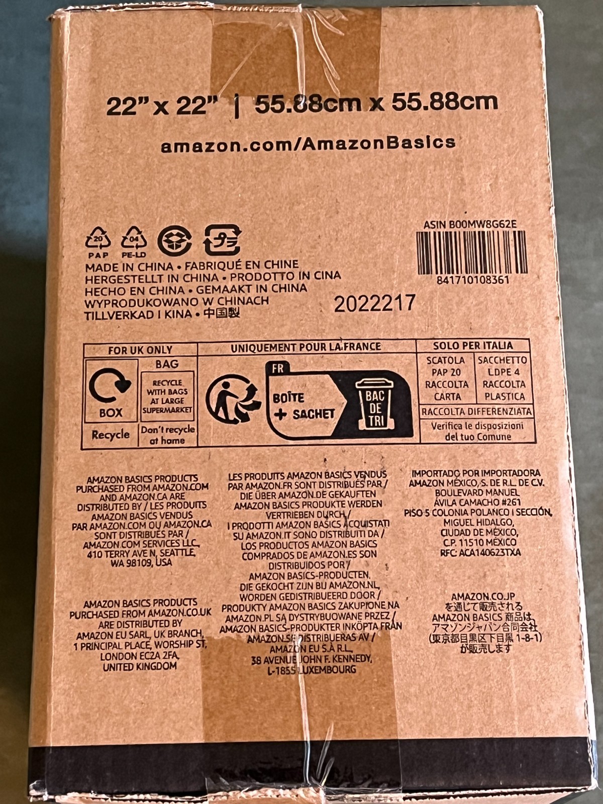 100 Pack Amazon Basics Dog Pet Training Pads Regular Size 22″ x 22″ NEW SEALED