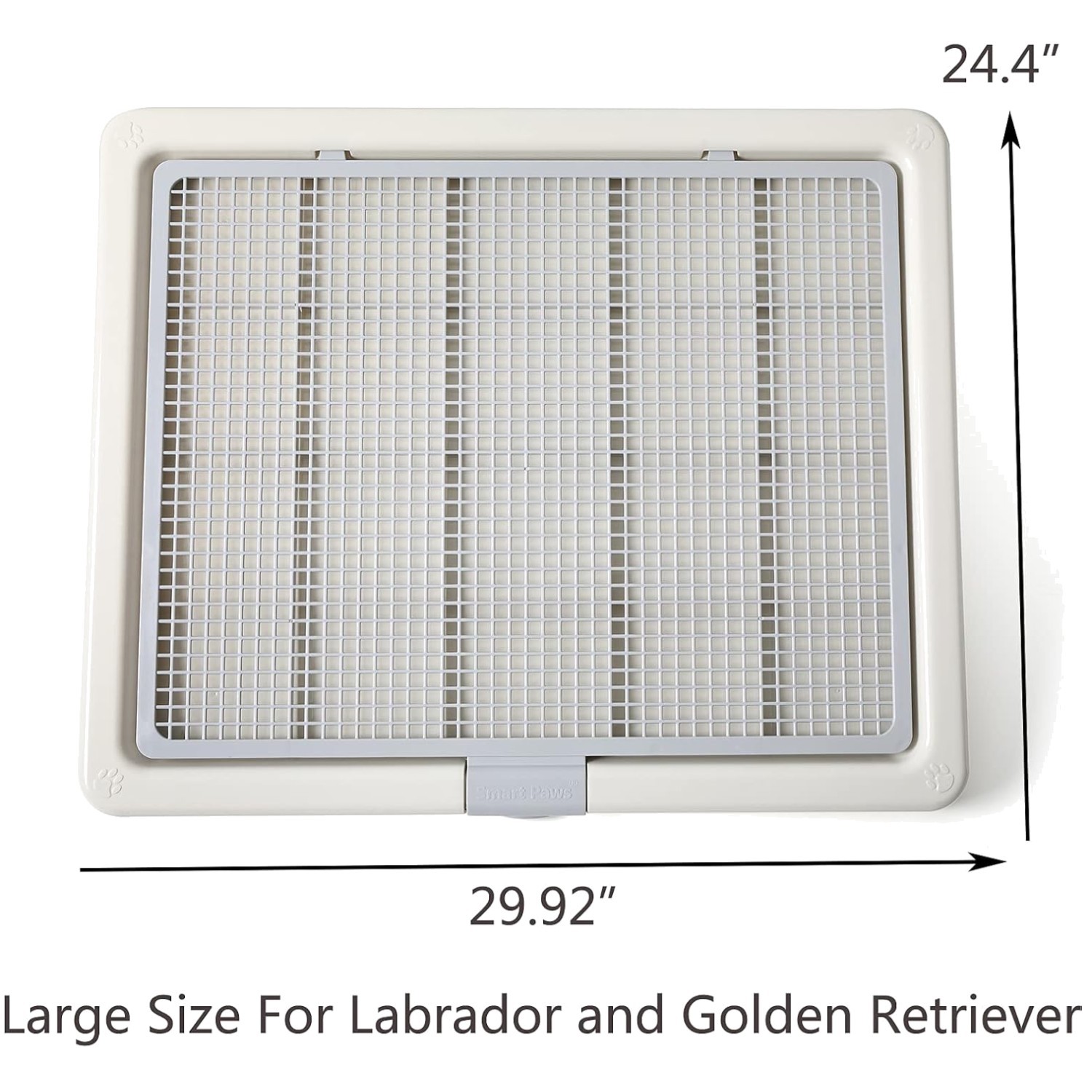 Large Pet Training Tray 76x62cm Grey
