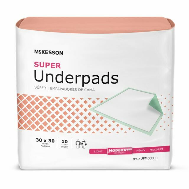 McKesson UPMD3030 Training Pad – White 80 Count