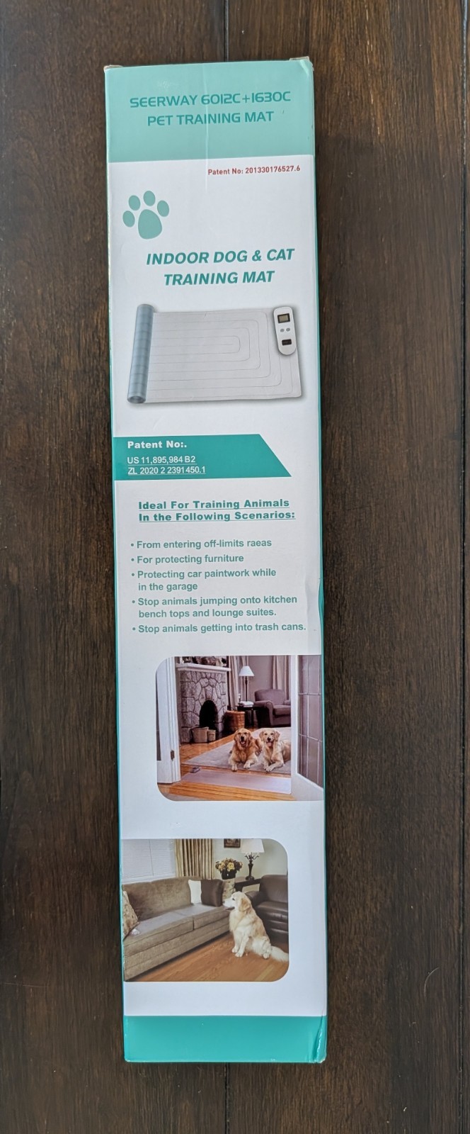 Seerway 1PK 30”x16” Indoor Dog & Cat Pet Training Mat Battery Powered
