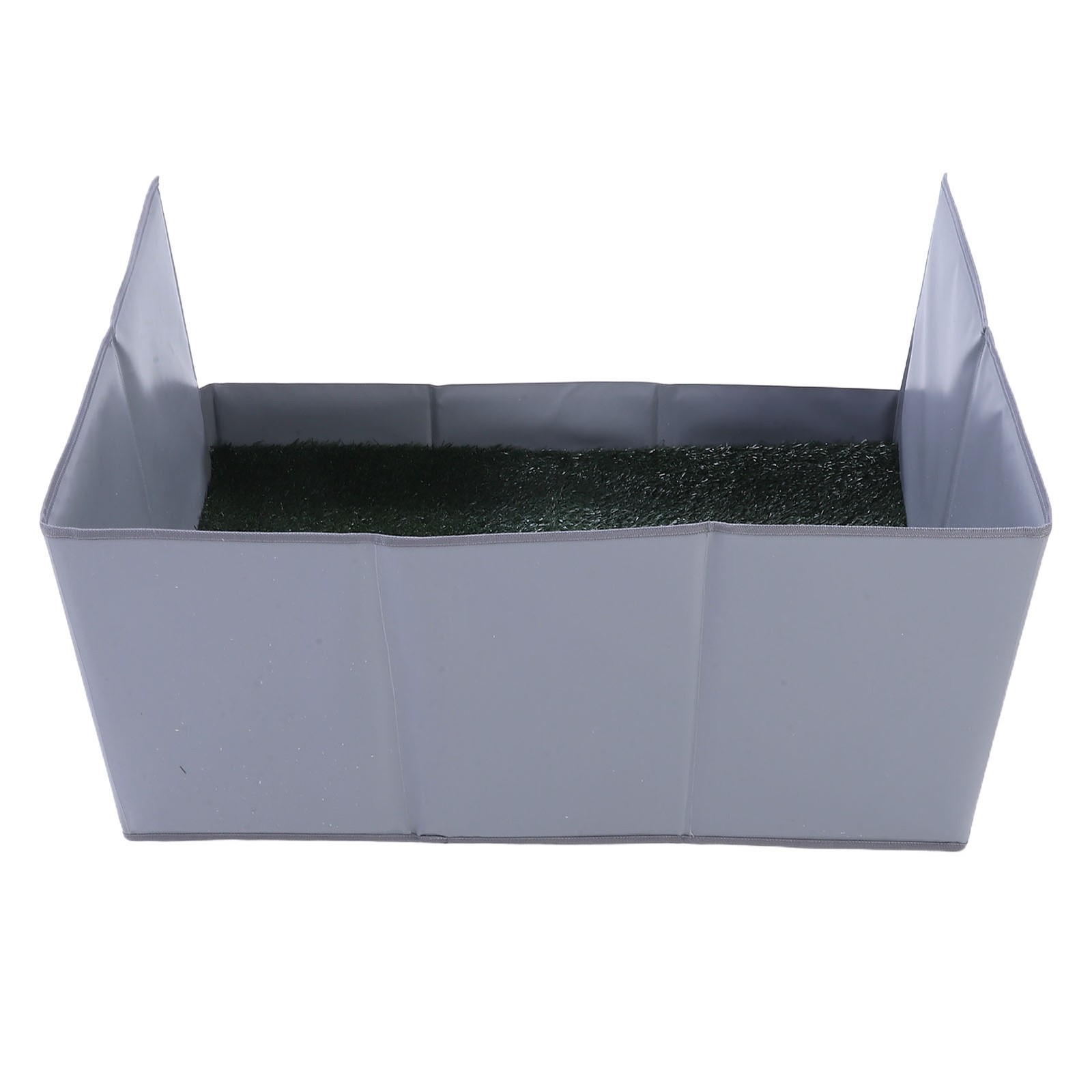 Dog Grass Pad With Tray Easy Cleaning Artificial Grass Foldable Dog Litter ZCFA