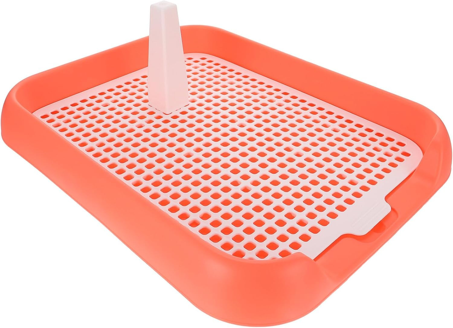 Indoor Dog Potty Tray with Protection Wall Every Side for No Leak, Spill, Accide