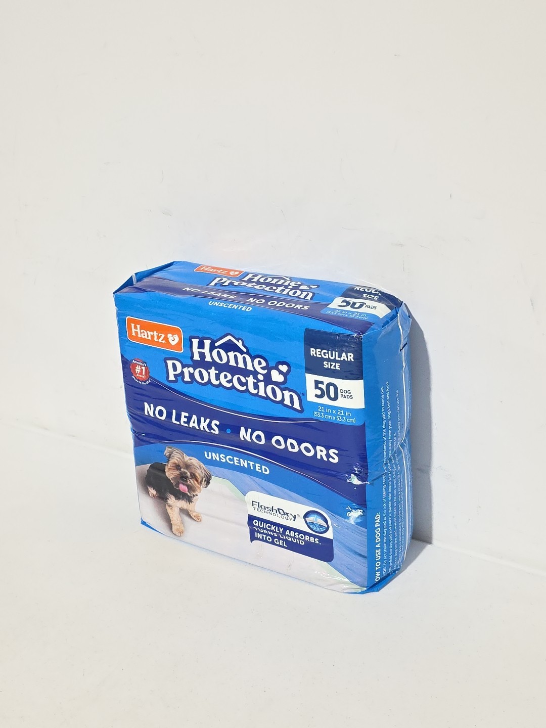 Hartz Home Protection Training Pads Unscented Odor Resistant 50 Count 21″ x 21″