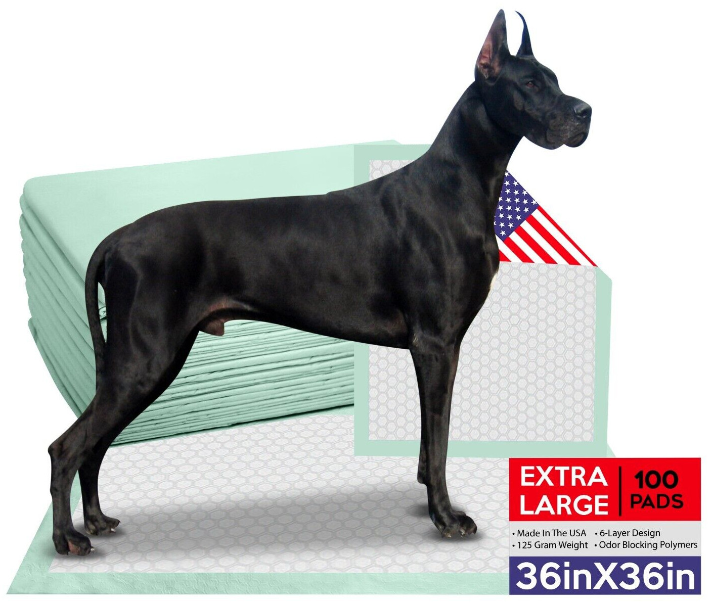 100 XL 36×36 Dog Puppy Training Wee Wee Pee Pads Underpads House Breaking Pads