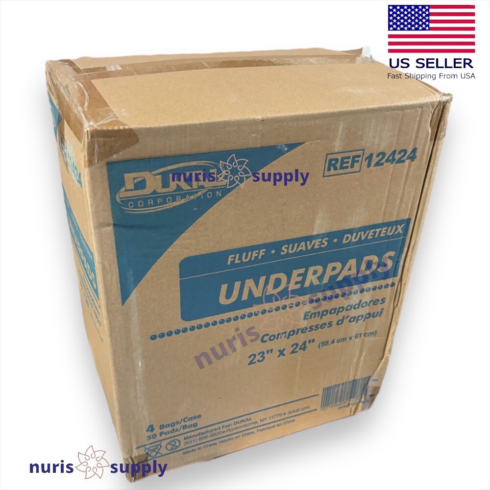 200pcs Under pad 23×24 High Quality Absorbent Fluff Underpad