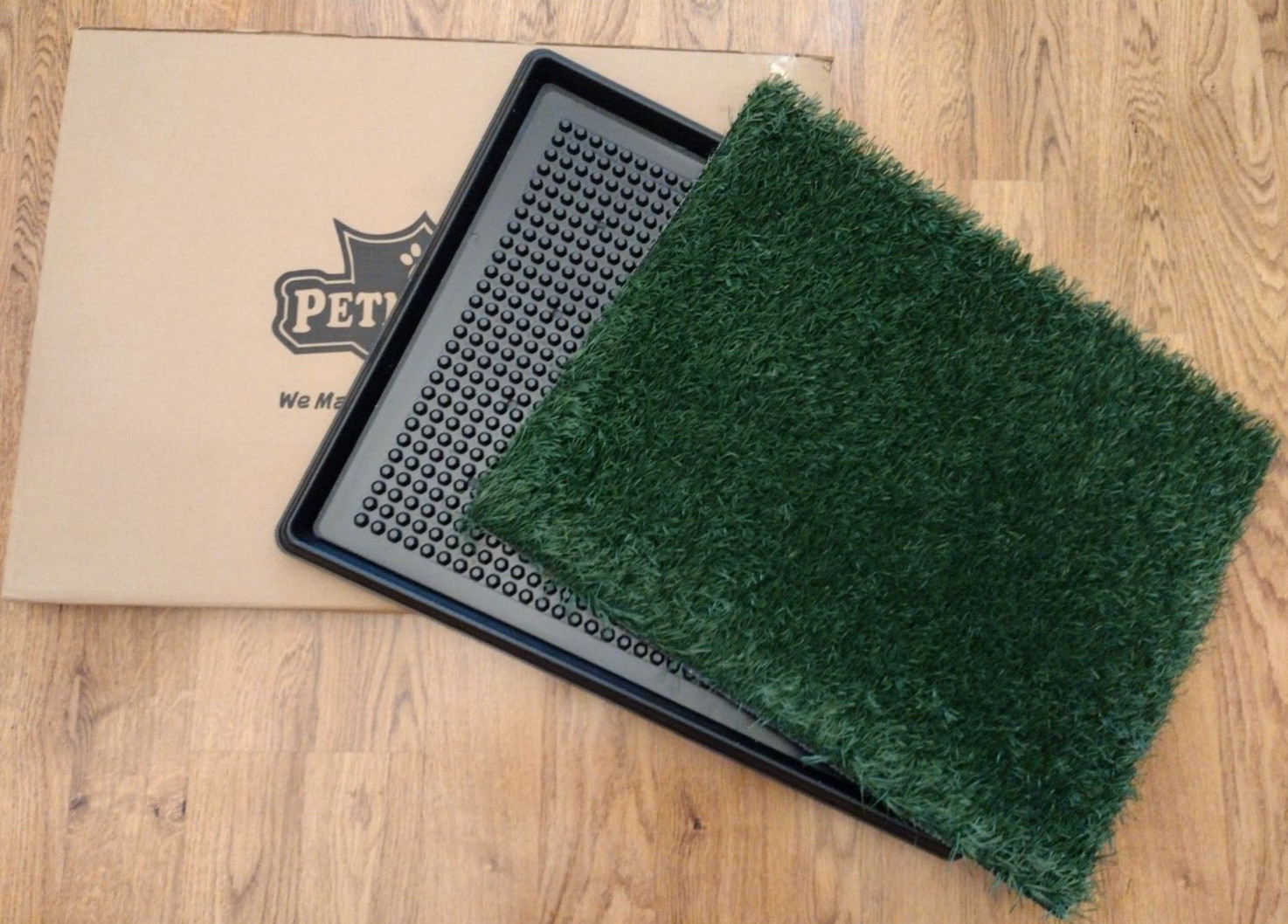 PetMaker Indoor Puppy Potty Trainer Pets Grass Dog Mat Pee Pad 20×25