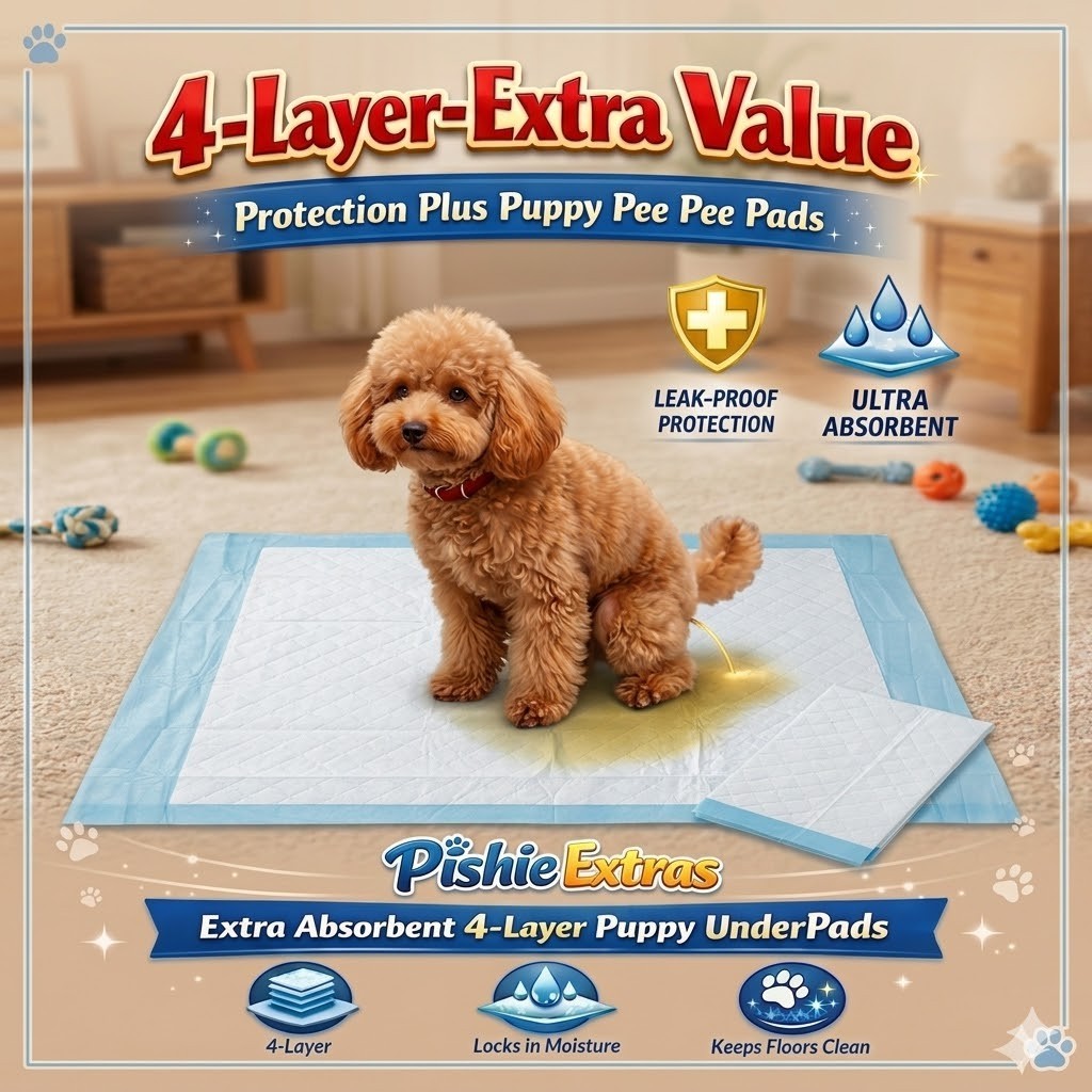 New Extra Wide Quilted 4-Layer Hi-Performance XL 23 x36 Puppy Pads 300 Pads