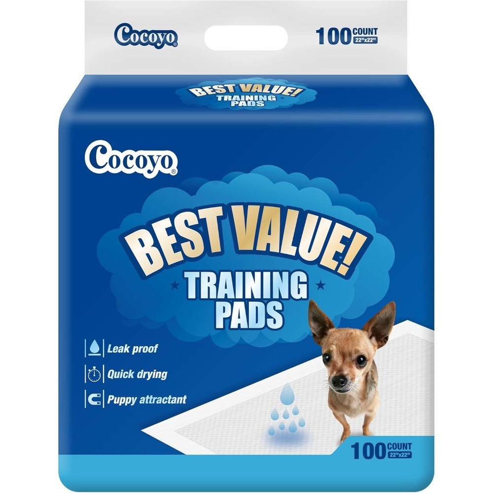 Training Pads for Dogs 22×22 Inch 100 Count Potty Pads Puppy Pee Pads
