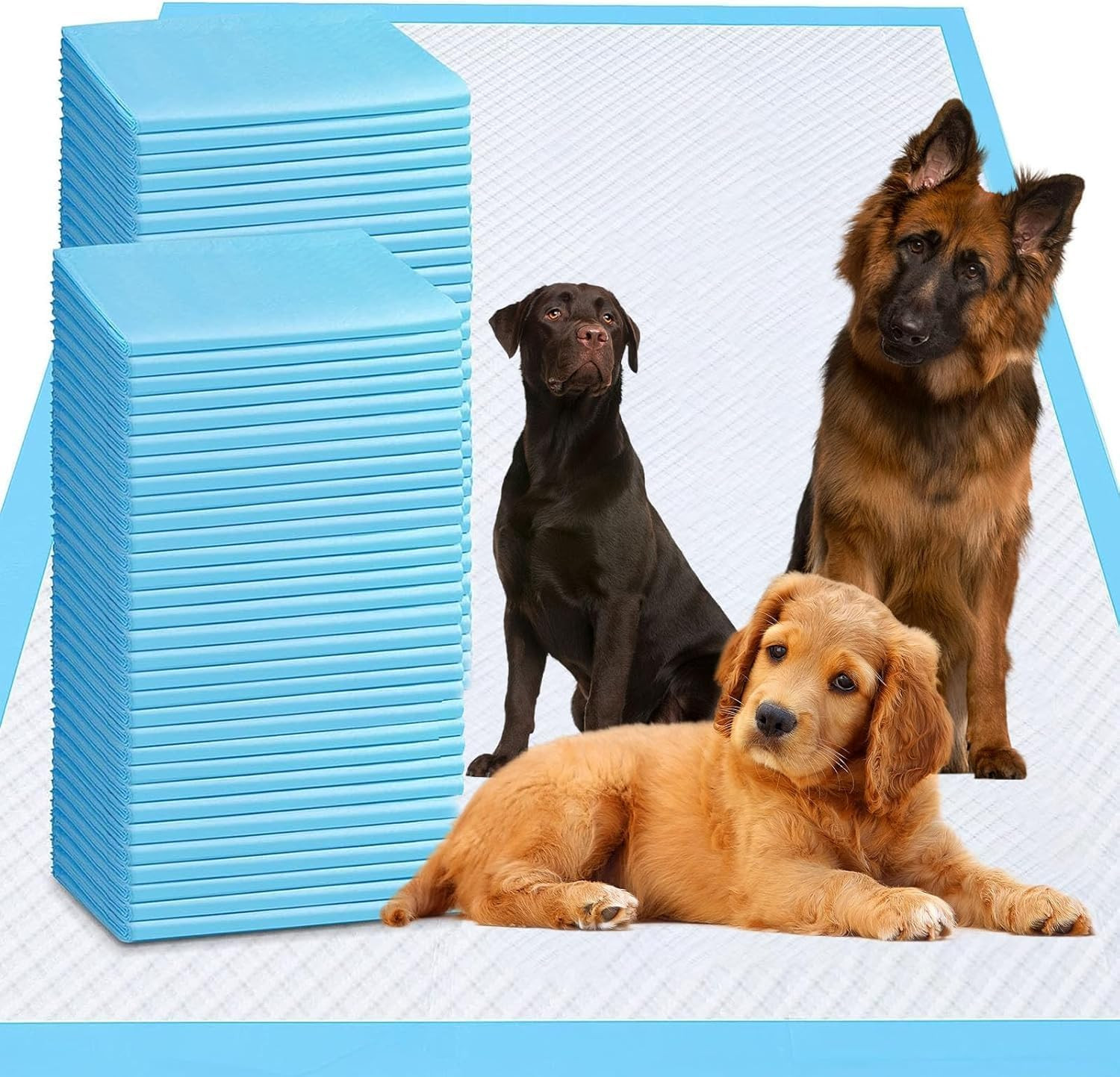 XXXXL Puppy Pee Pads for Dogs 36″X47″ 40 Count, Extra Large Dog Pee Pads, Leak-P