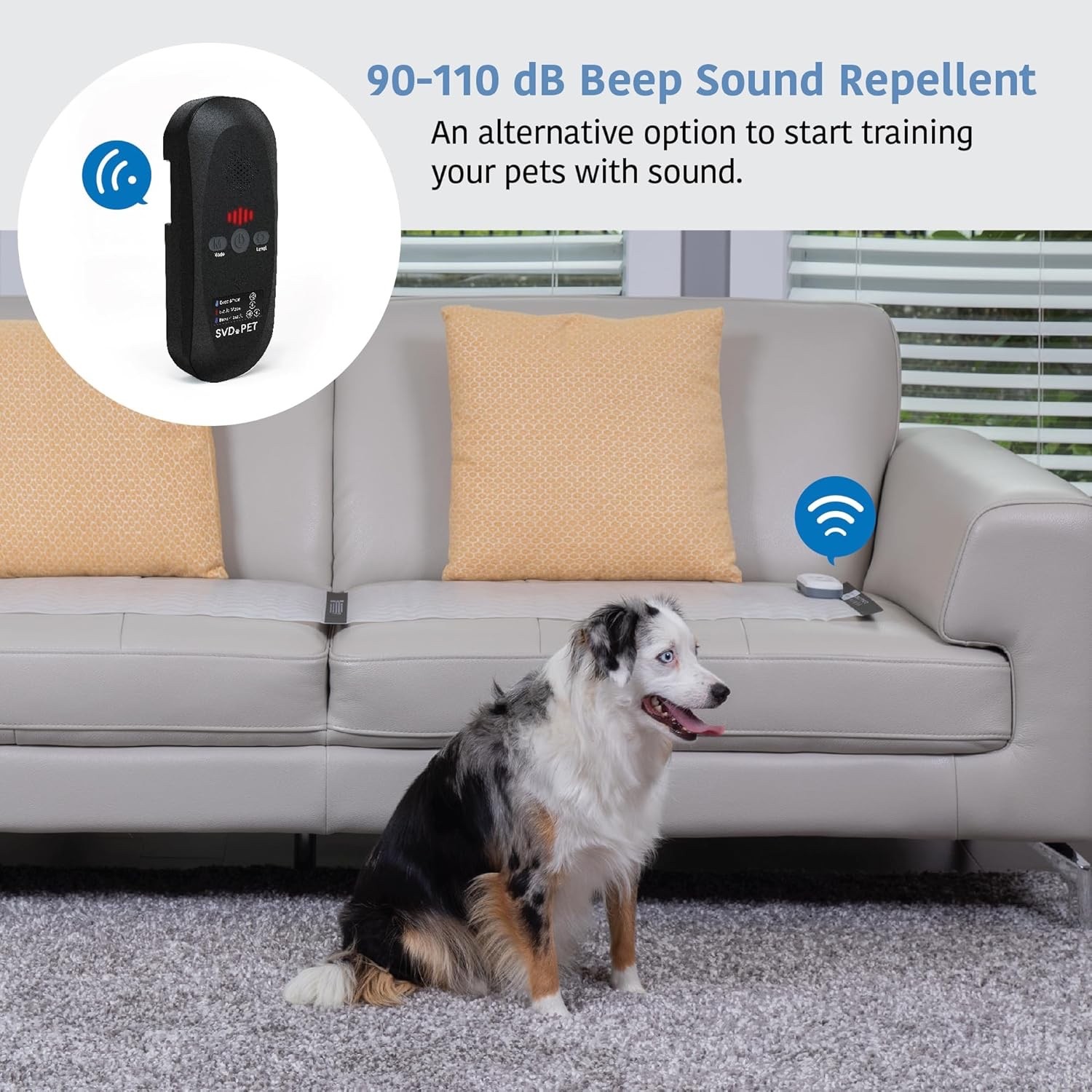 SVD.PET 2-Pack Pet Training Mat with 5 levels – Black controllers – 60″ X 12″