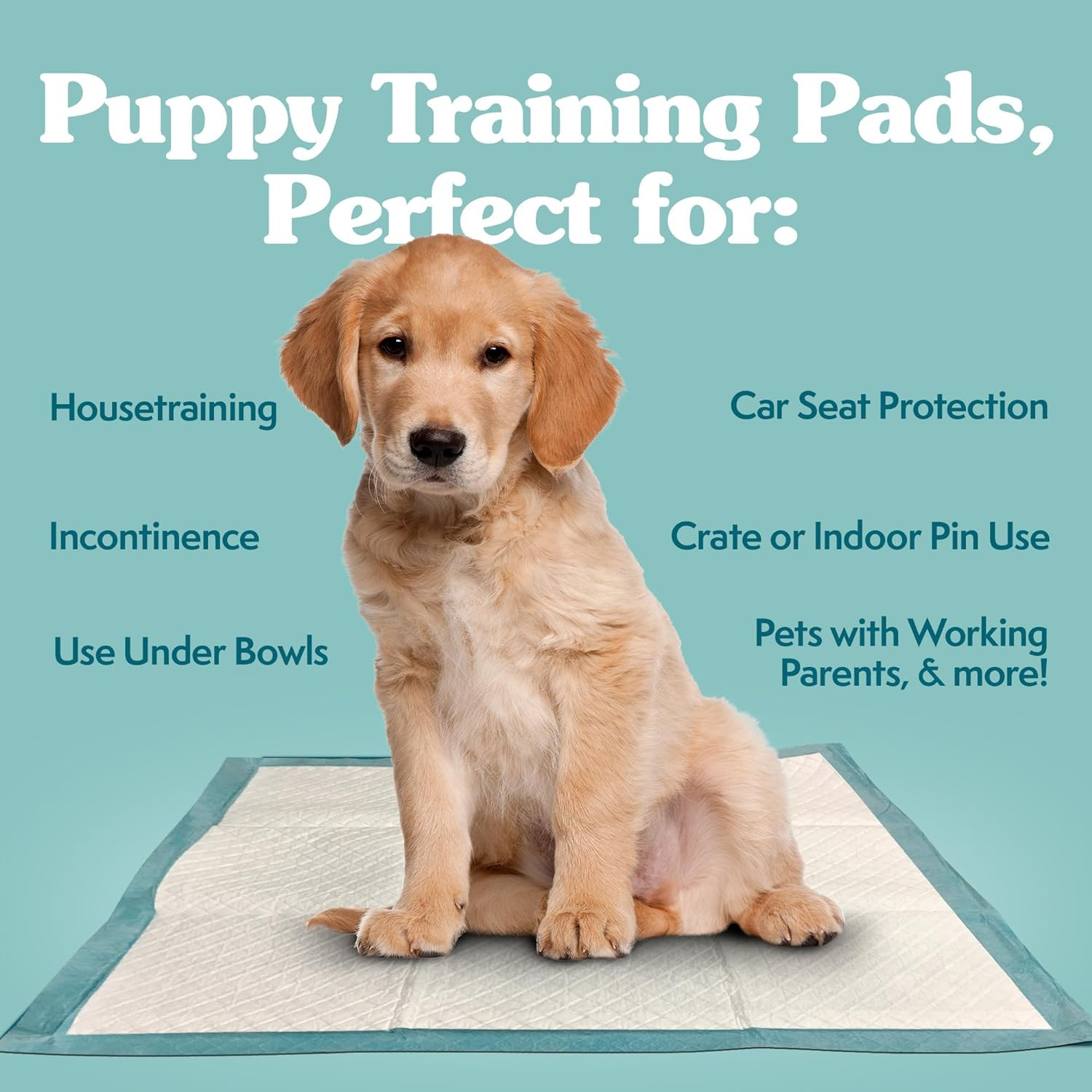 Extra Large Pee Pads for Dogs, Puppy Potty Training, Leak Proof Dog Pads, Pet Pe