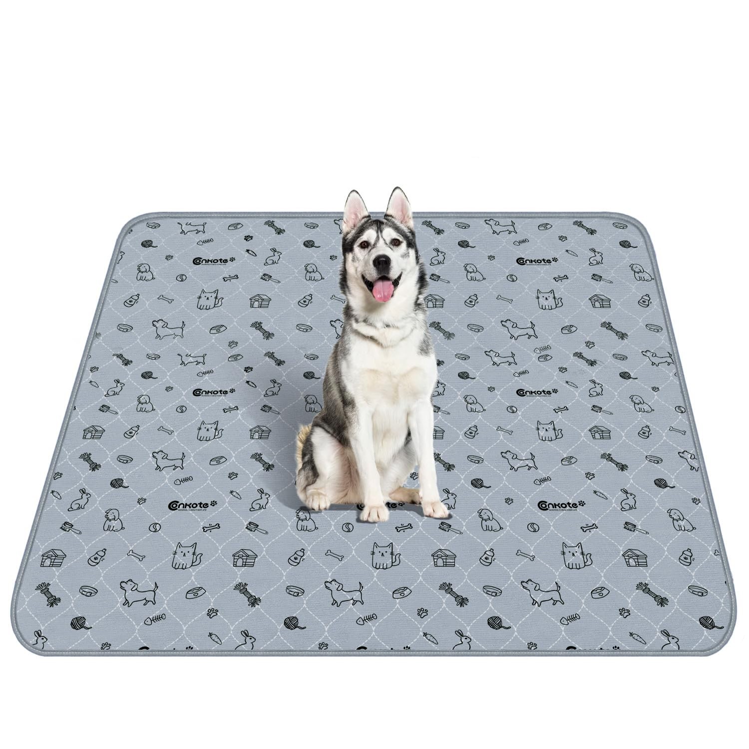 72×72 Inch Extra Large Washable Dog Pee Pads Reusable Absorbent Mats