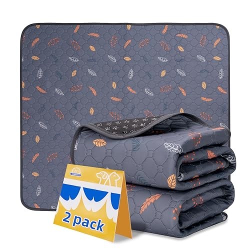 2X Dog Training Pads Puppy Pee Pads Washable Waterproof Non-Slip Dog Potty Mats