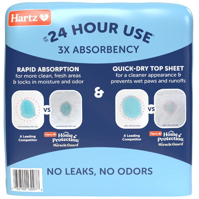 Hartz Home Protection Miracle Guard Dog Pads, XXL 20 Count