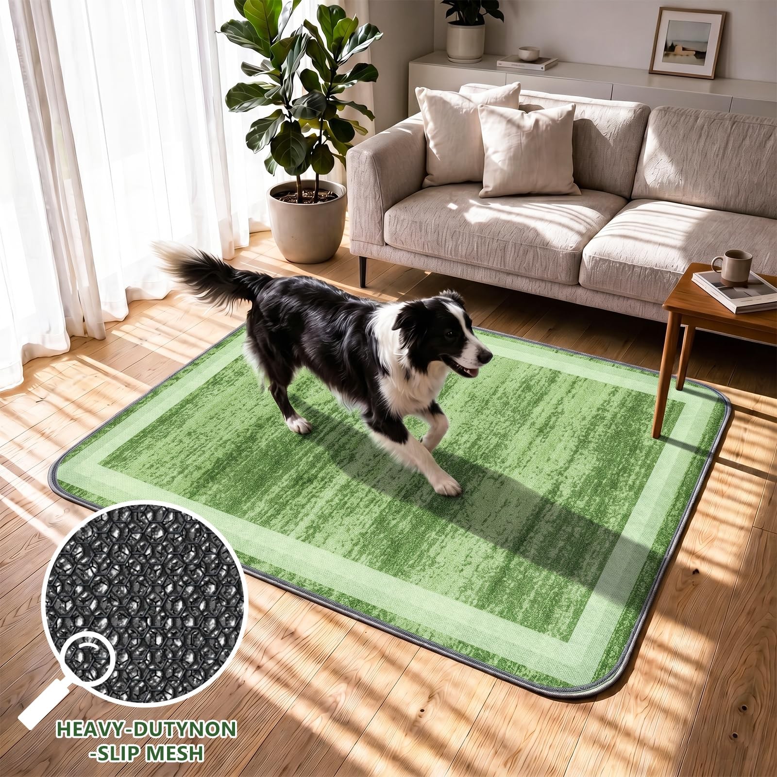 Washable Pee Pads for Dogs and Cats, 2 Pack Absorbent Thick Reusable Training…