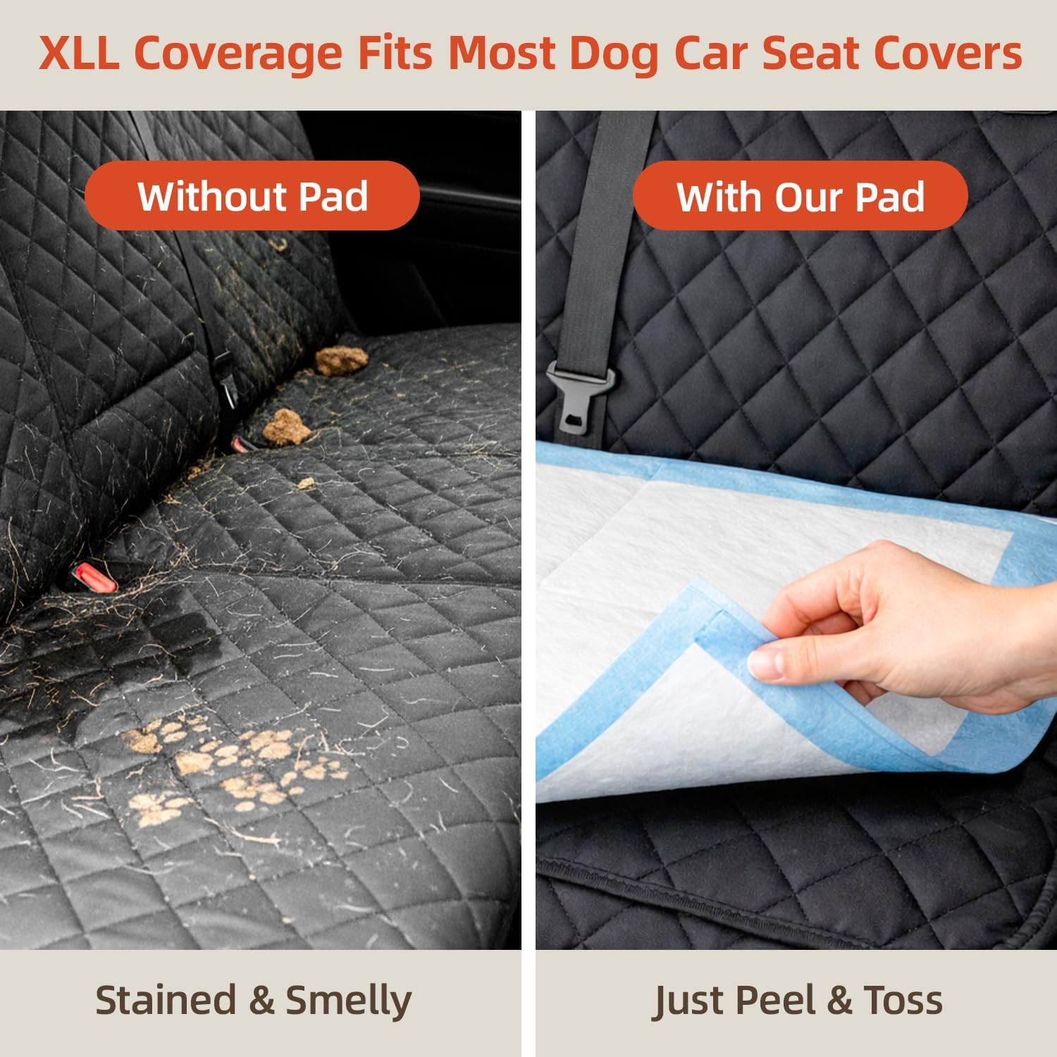 XXXXL Dog and Puppy Pee Pads, 55.1 X 31.5 Inch Leakproof Disposable Pet Training
