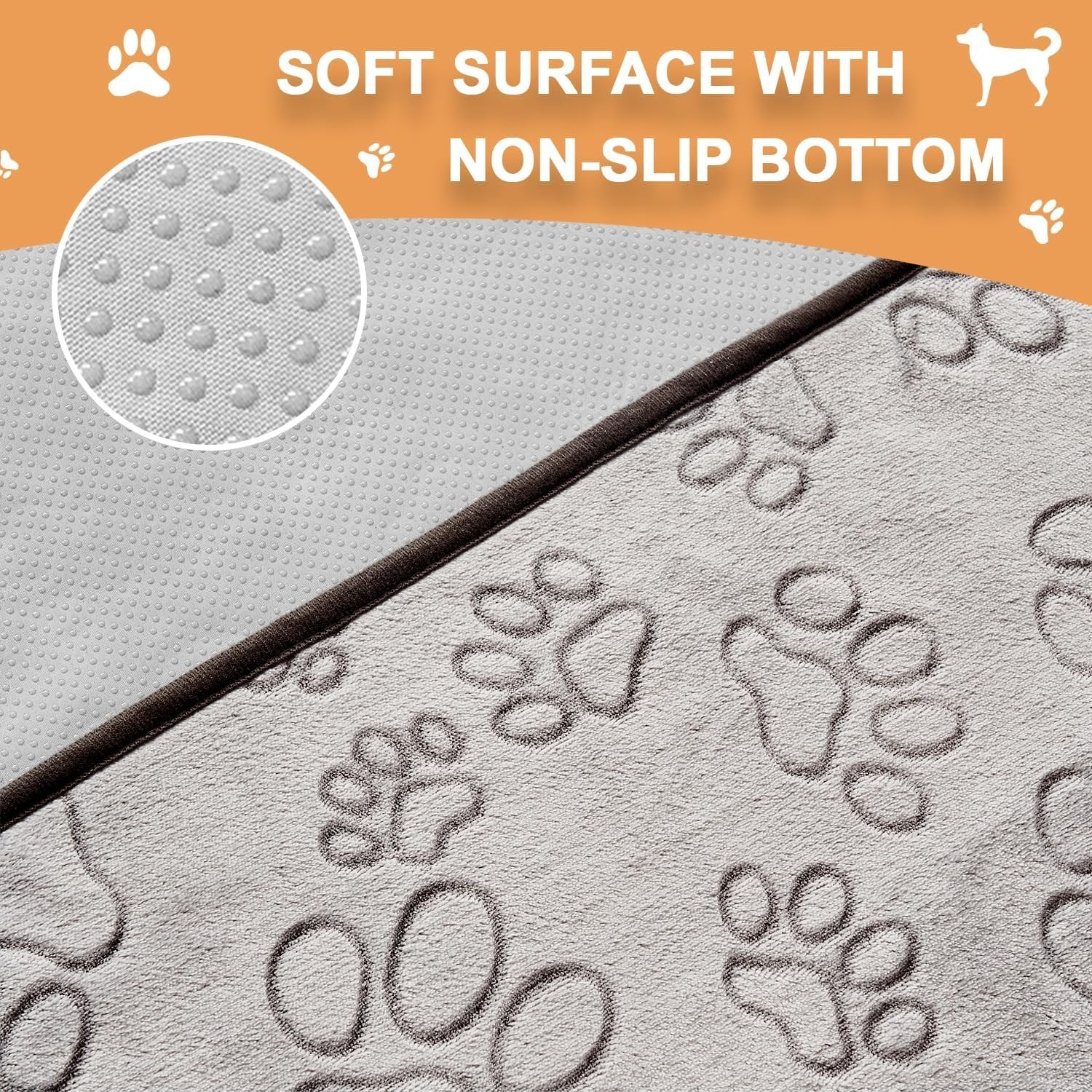 Reusable Dog Pee Pads 2 Pack XL 55×62″ Absorbent Waterproof Non-Slip