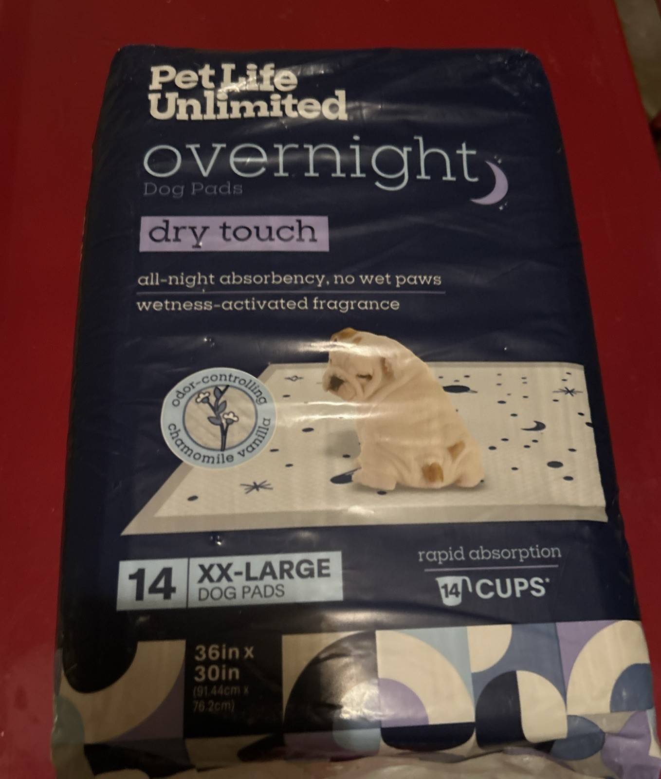 Petlife XXL Overnight Dog Pet Pee Pee Pads, Heavy Duty House Training Pads 14