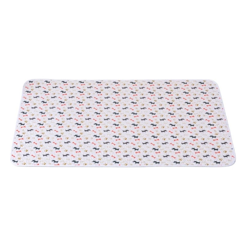 Machine Washable Dog Urine Training Mat Waterproof Polyester Indoor Outdoor Use