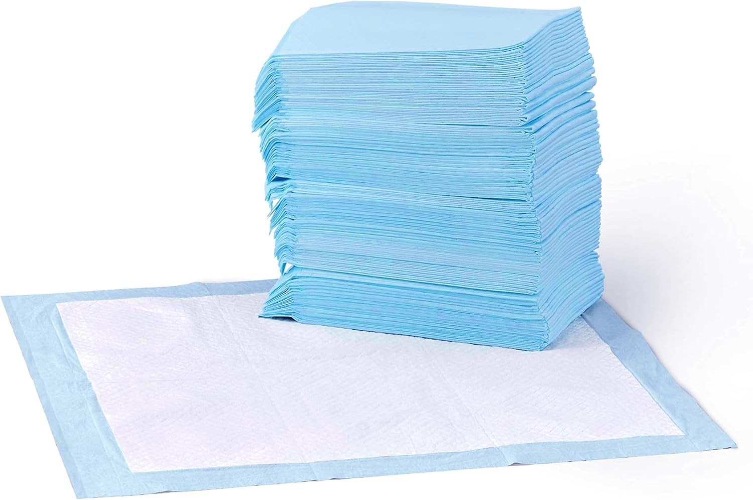Amazon Basics Dog Puppy Pee Pads 50 Count Leak Proof 22×22 Quick Dry