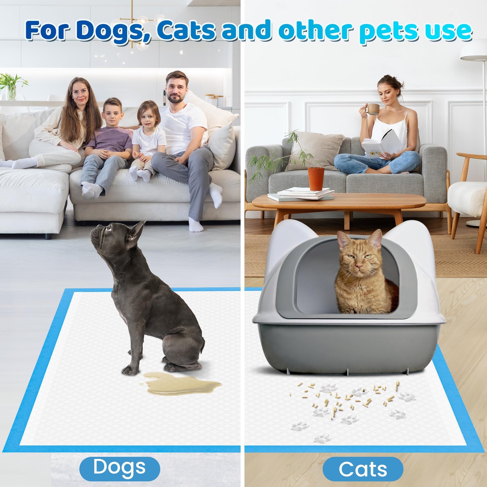 Upgrade Leak-Proof Pet Training and Puppy Pads, Jumbo Pee Pads for Dogs with …