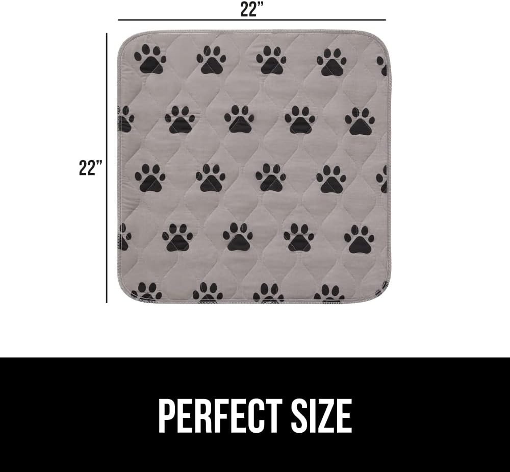 Washable Puppy Pads, 22×22, Slip Resistant Dog Crate Mat, Waterproof Cloth Pe…