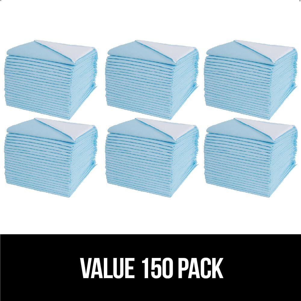 Gorilla Guard Disposable Puppy Pads, 100 Count 22X22 In, 5 Layer Pee Pads for Do