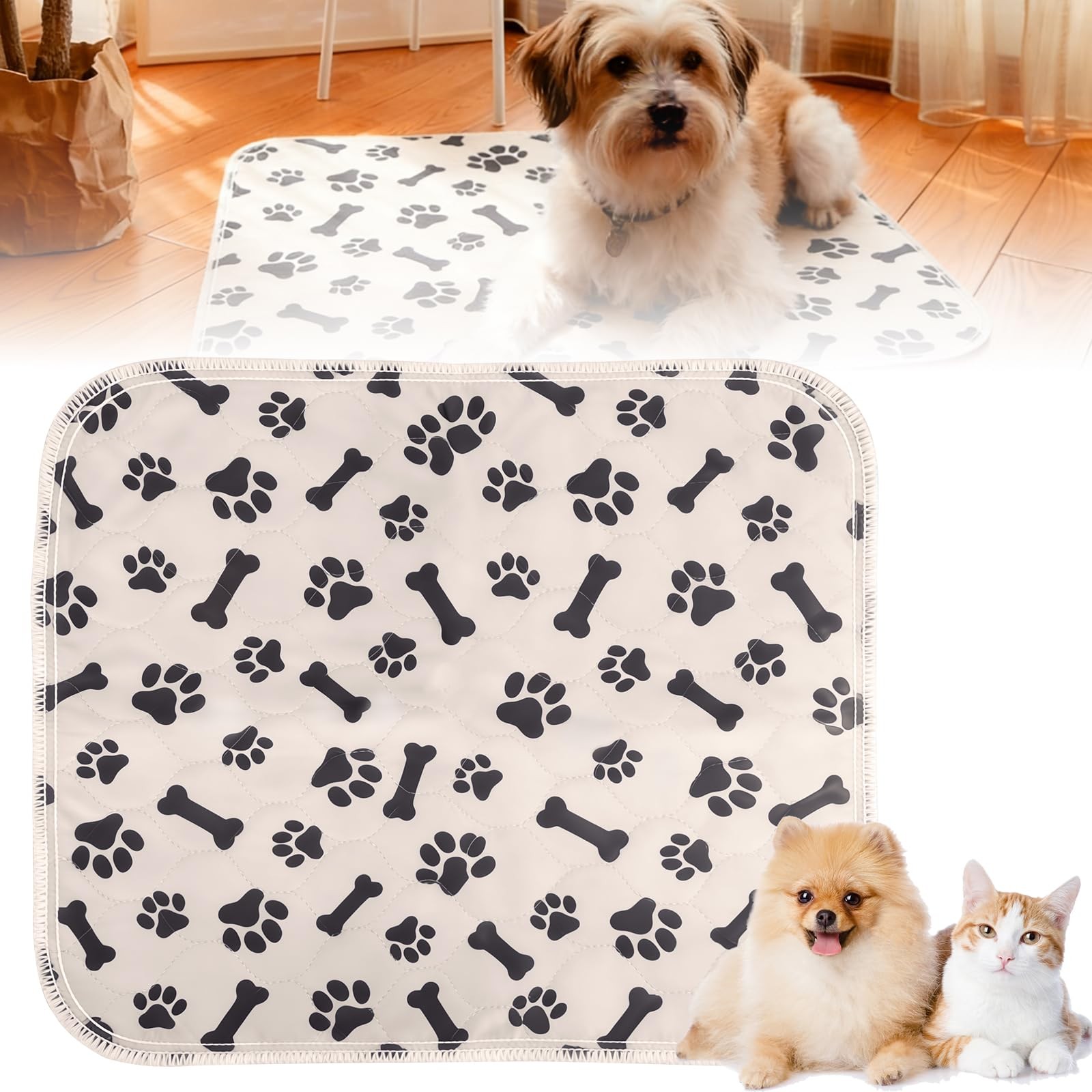 2026 Upgraded Washable Puppy Pads for Dogs,Puppy Pads with Pheromones,Reusabl…