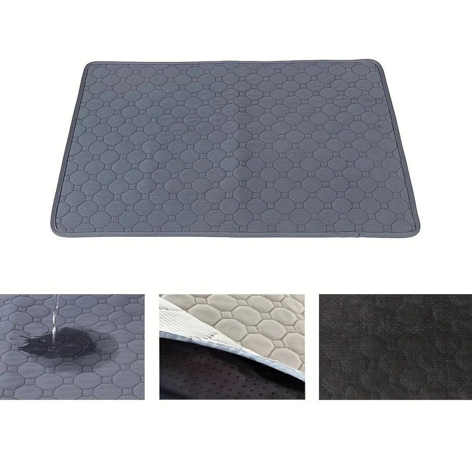 Dog Urine Pads Washable Anti Slip sky blue Puppy Training Pad Pet 50x35cm