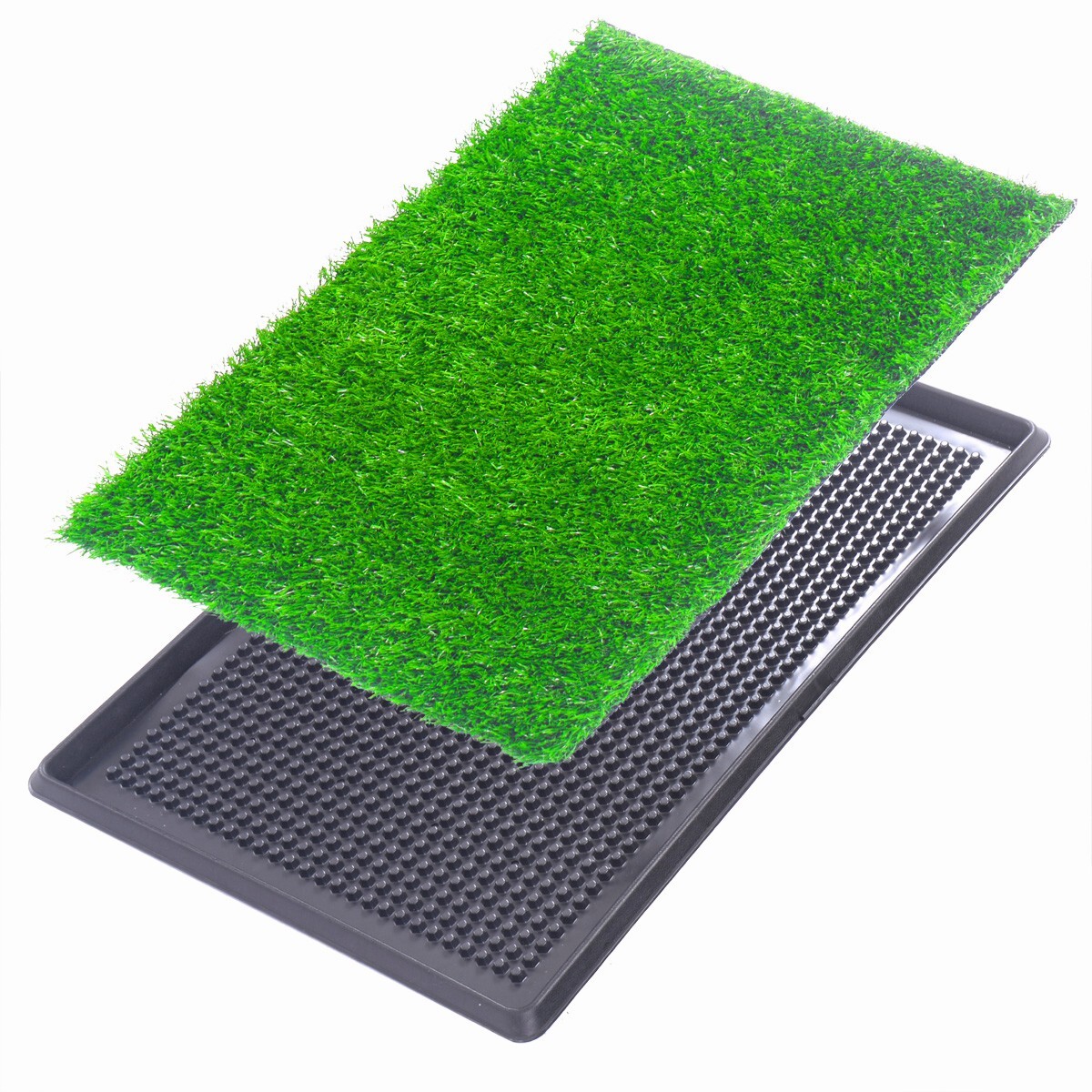 Puppy Dog Pet Potty Training Pee Pad Mat Tray Grass House Toilet W/tray Indoor