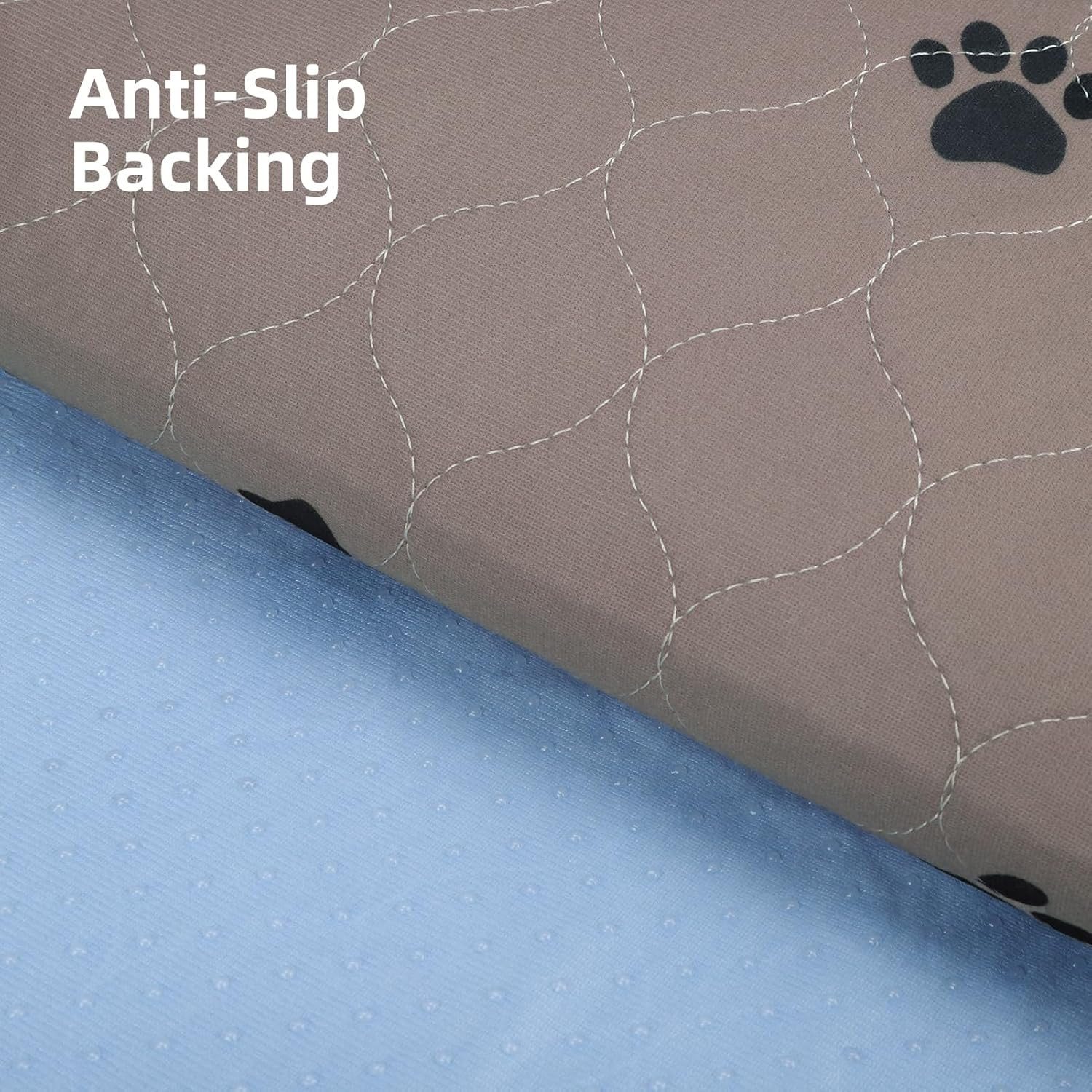 Washable Pee Pads for Dogs – 2 Pack 34″ X 36″ Waterproof Reusable Puppy Potty Tr