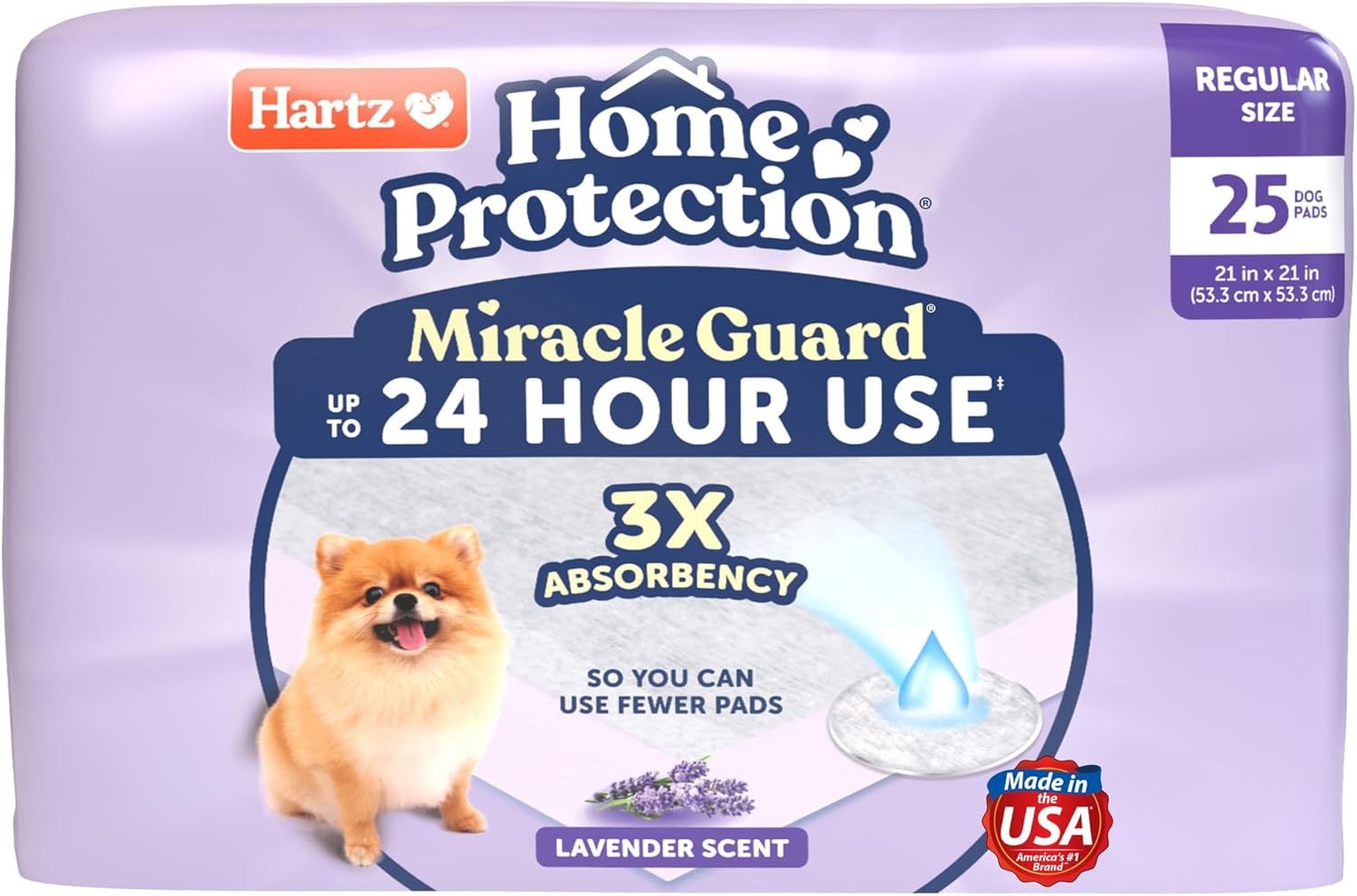 Hartz Home Protection Miracle Guard Lavender Regular (25 Count),