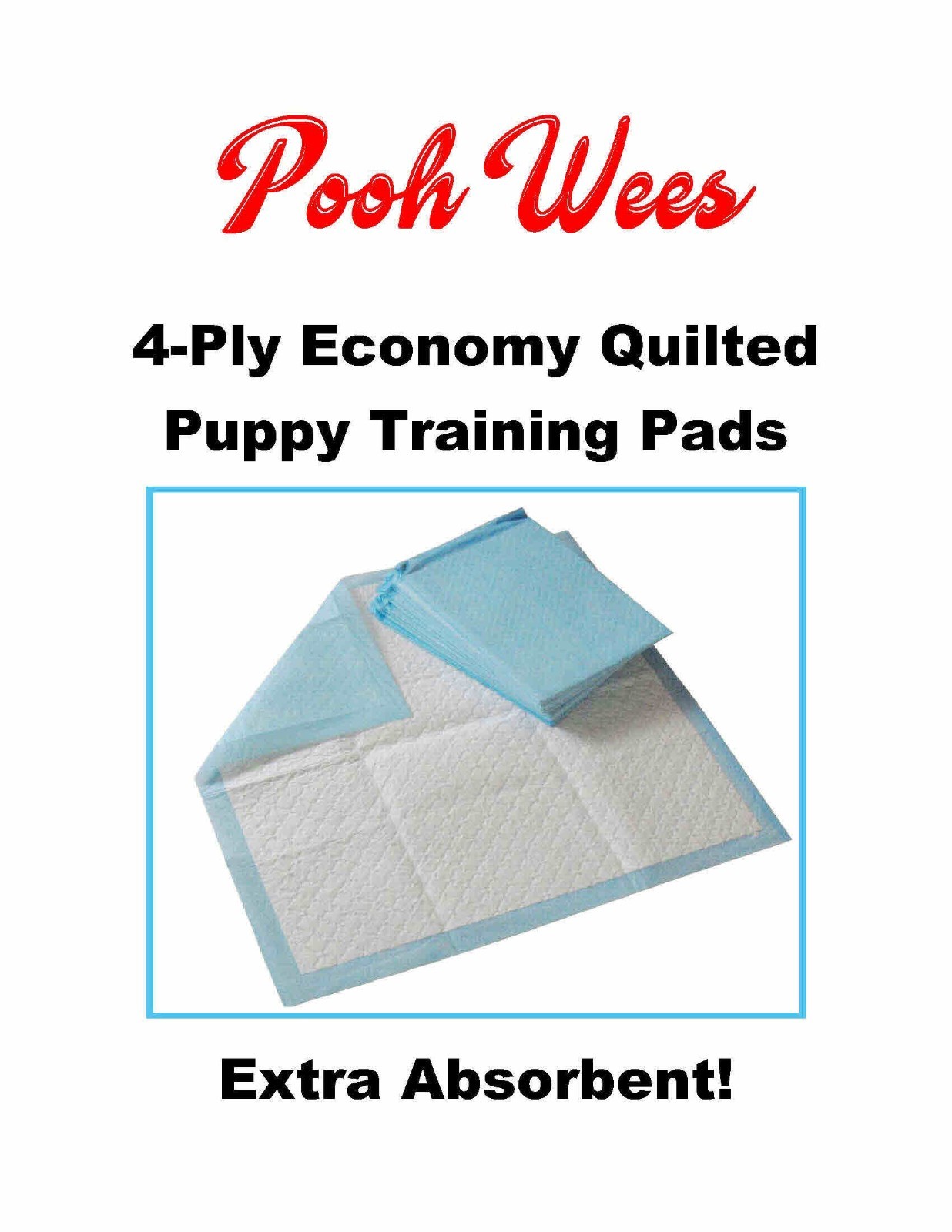 CHEAP 150-23×36″ 4-Ply Quilted Xtra Absorb Puppy Training Pee Pads Reusable 3x’s