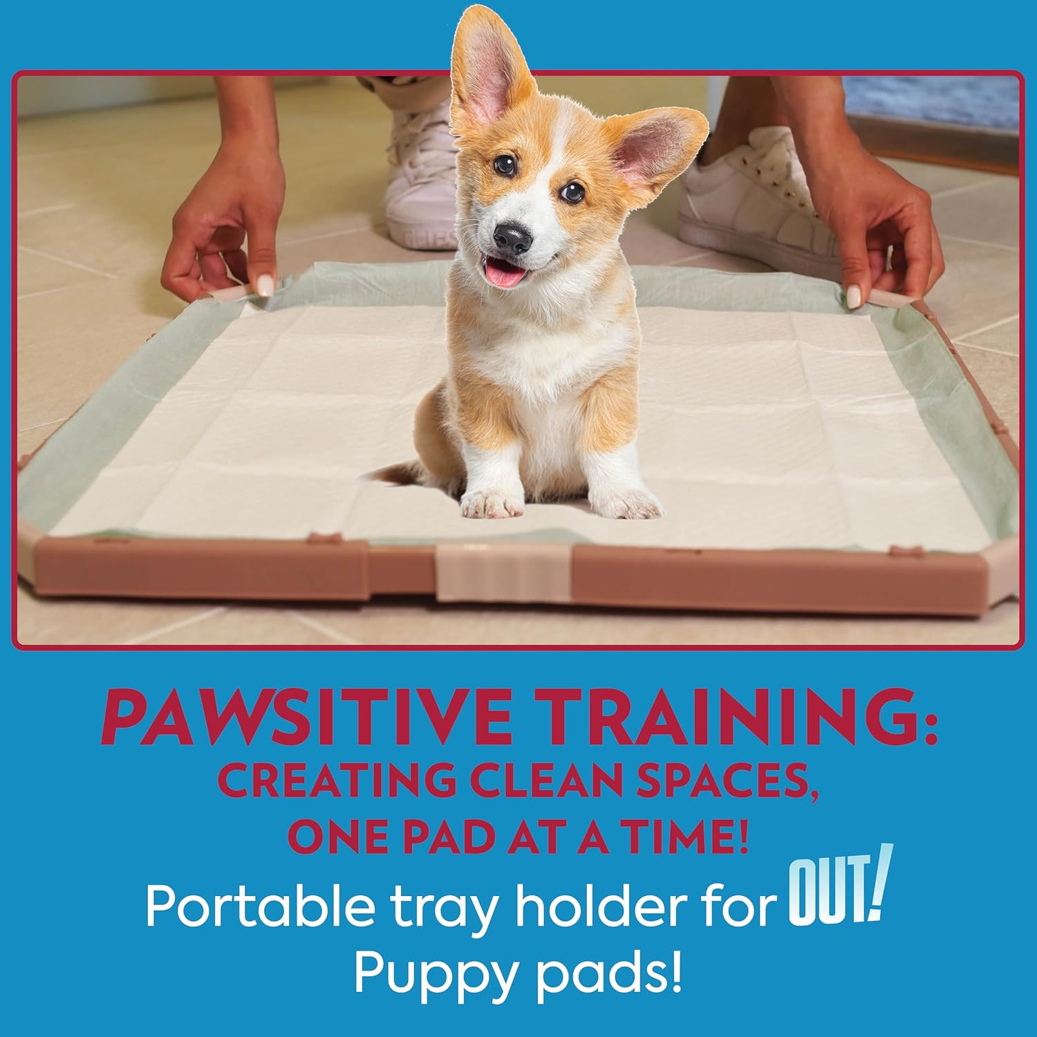 Petcare Pee Pad Holder Tray, Puppy Pads, Dog Pee Pad Tray, Puppy Essentials, Dog