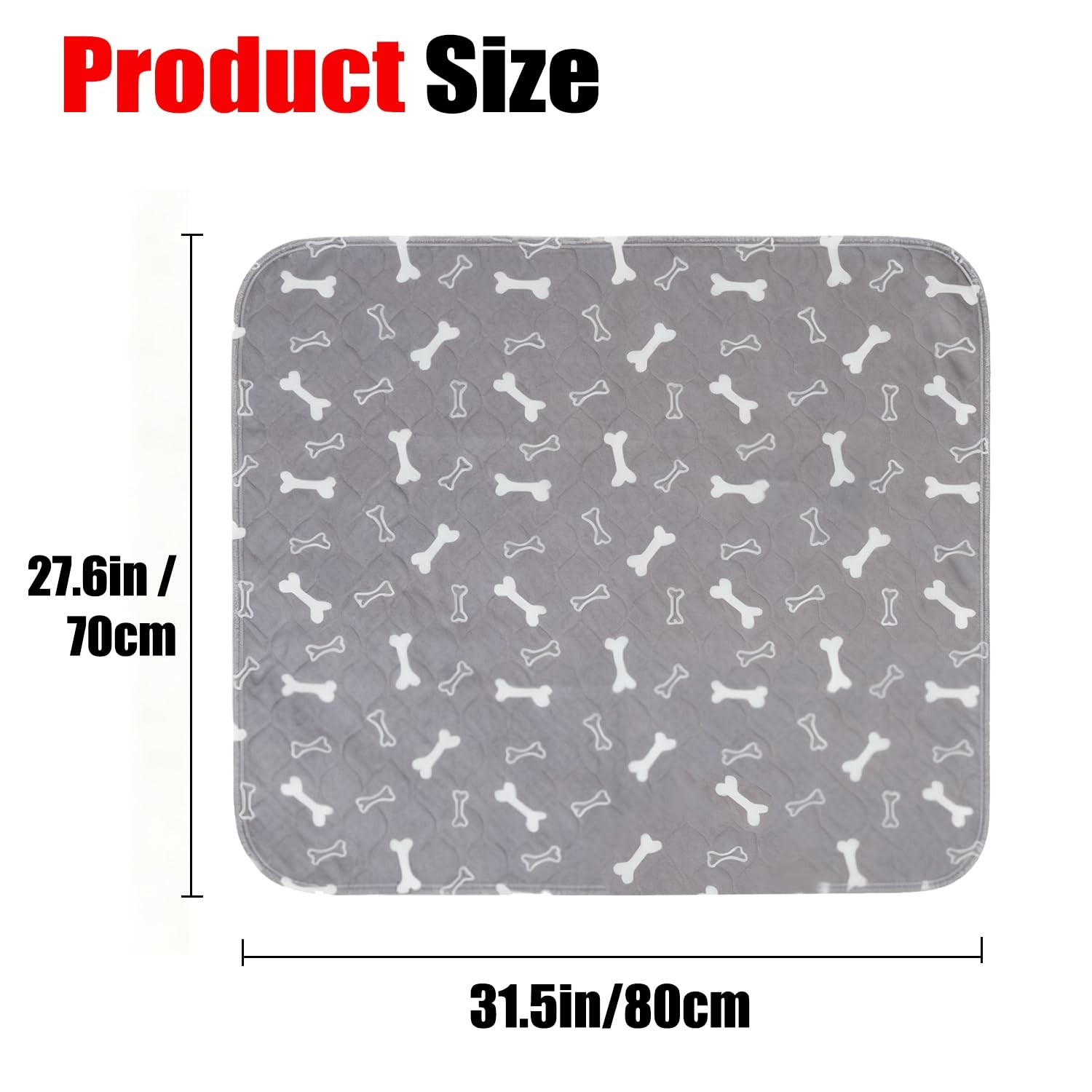 Puppy Pads with Pheromones, Reusable Puppy Pads Washable for Dogs & Cats – Le…