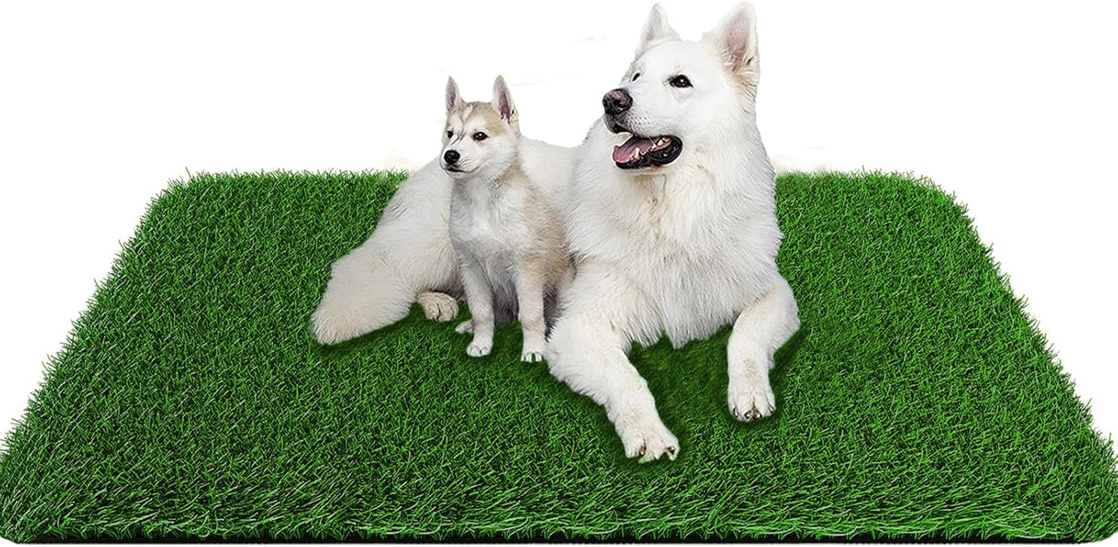 Grass Pad for Dogs 39.3 X 31.5 Inches Fast-Drain Artificial Grass for Pets Potty