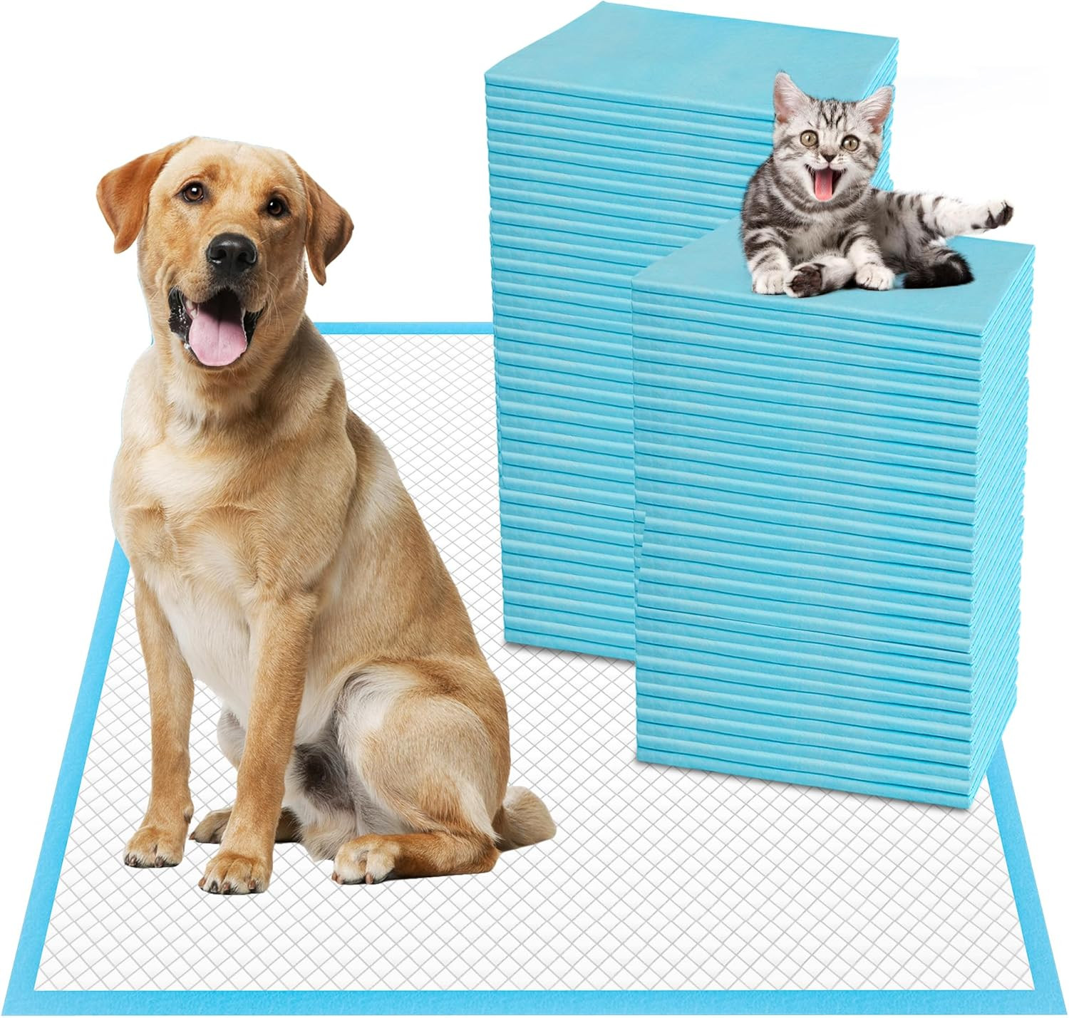 XXL Thicken 6 Layers Heavy Absorbent 30″X36″ Pet Training Dog Pee Pads, Extra La