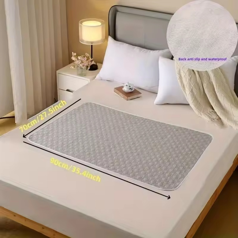 Washable Incontinence Pads Waterproof Bed Underpad Mat for Elderly Pets Kids