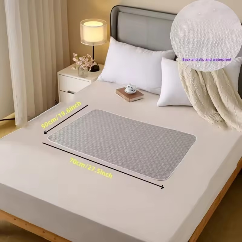 Washable Incontinence Pads Waterproof Bed Underpad Mat for Elderly Pets Kids