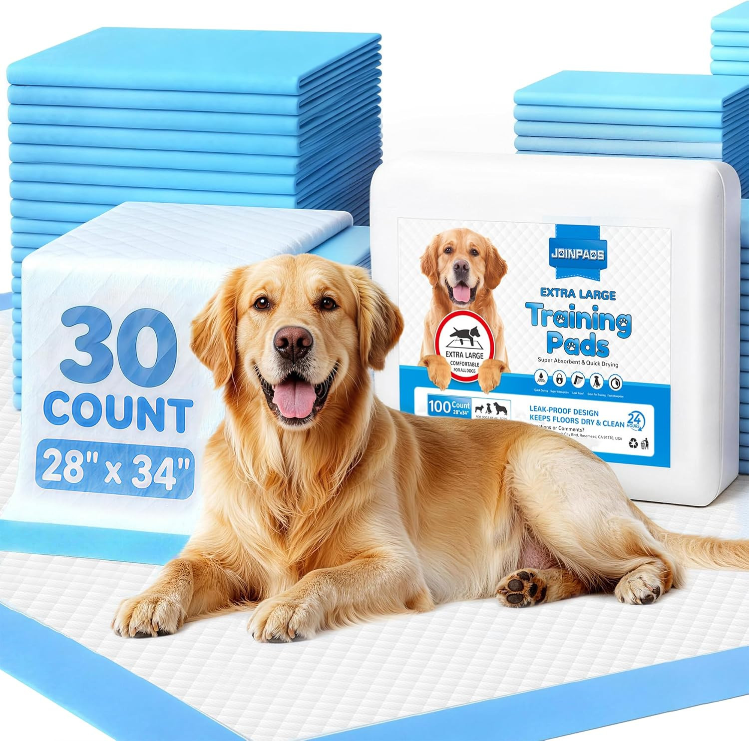 Dog Pee Pad, Puppy Potty Training Pet Pads Dog Pads Extra Large Disposable Super