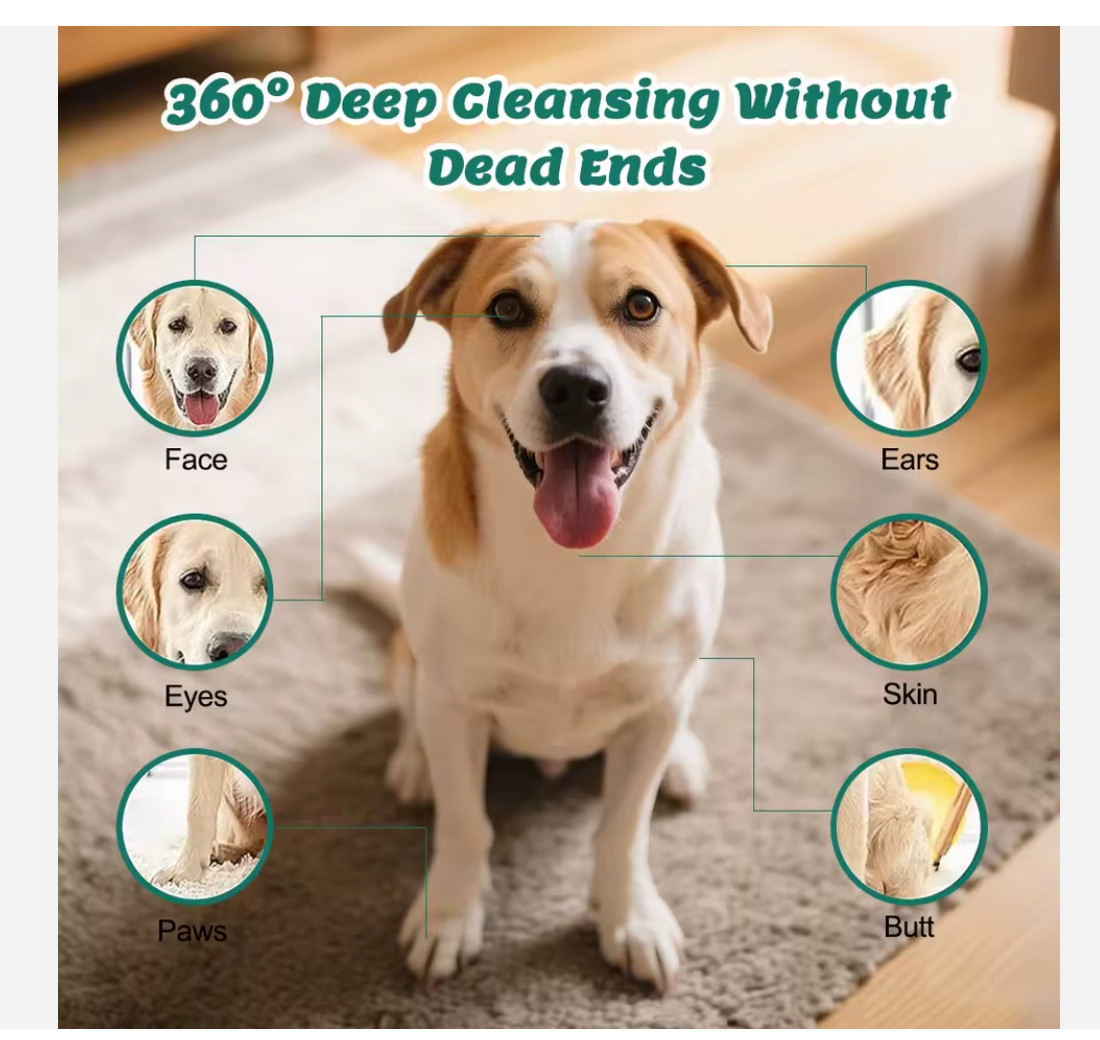 Puppy Dog Crate Training Kit – 2 Washable Pee Pads 2 Soft Blankets 1 Pack Wipes