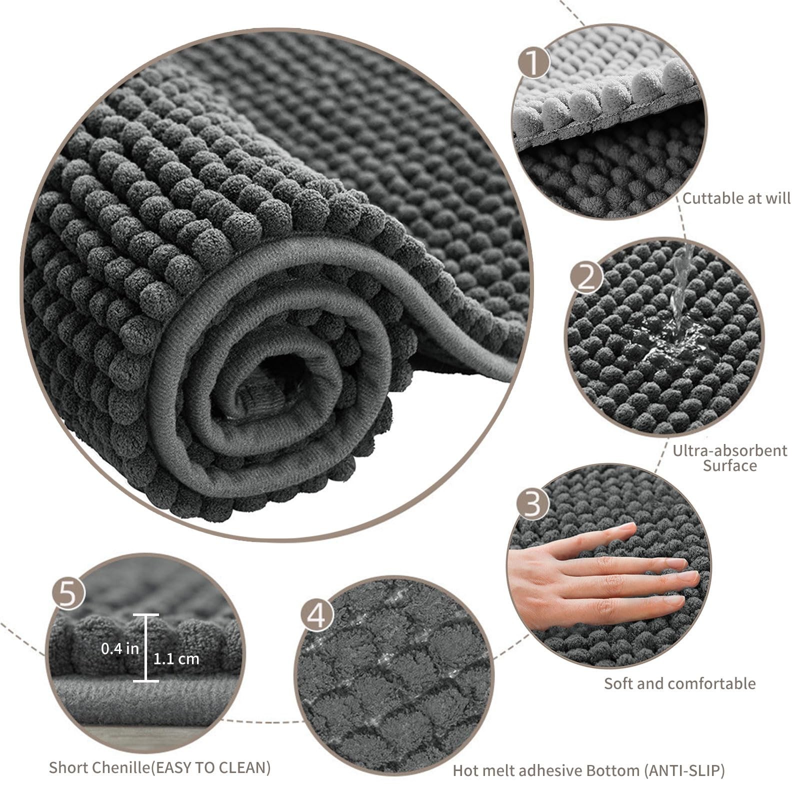 4 Pcs Guinea Pig Cage Liner, Bunny Washable Mats Rug Guinea Pig Fleece Beddin…