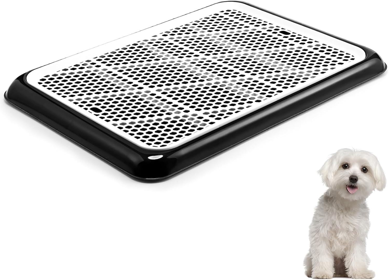 1 Pcs Dog Pee Pad Holder Potty Tray Portable Dog Litter Box Toilet Training for