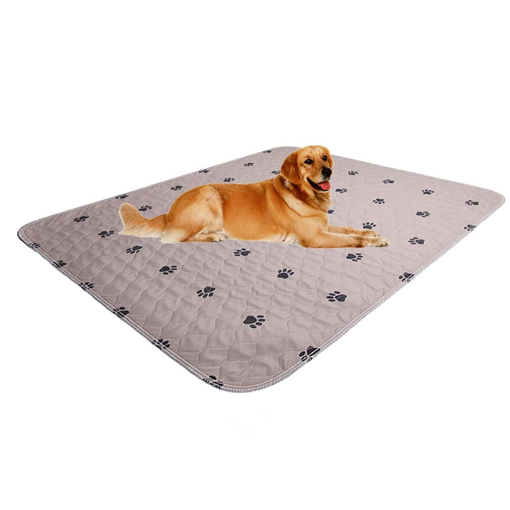 Washable Dog Pee Pads with Puppy Grooming Gloves,Puppy Pads,Reusable Pet Trai…