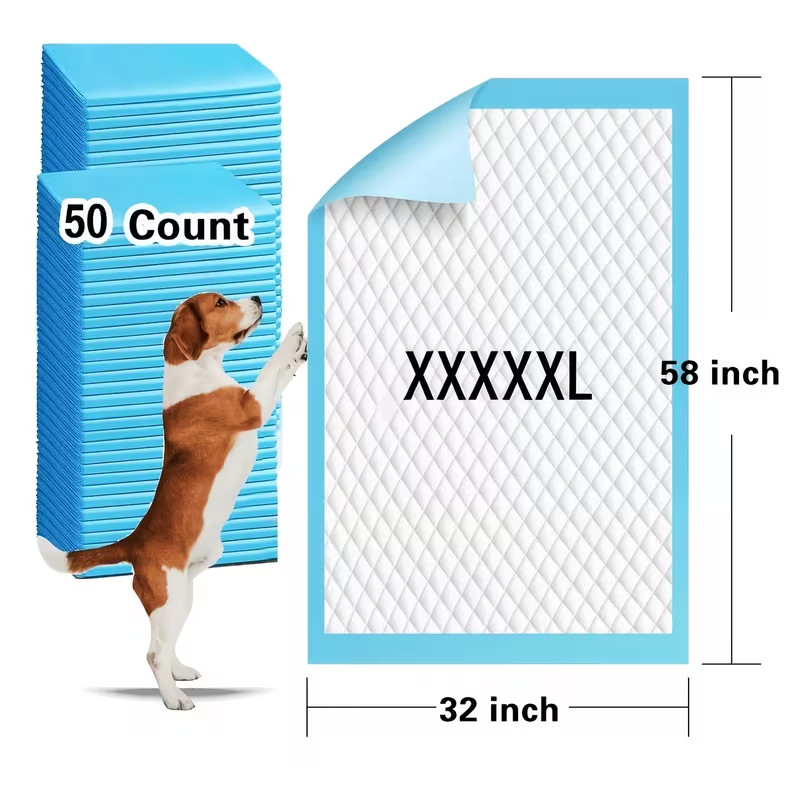 32*58IN training pads, disposable urine pads and multi-purpose water pads suitab