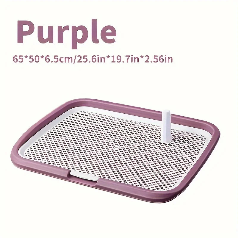Dog Potty Training Toilet, Plastic Dog Pee Pad Holder With Removable Net