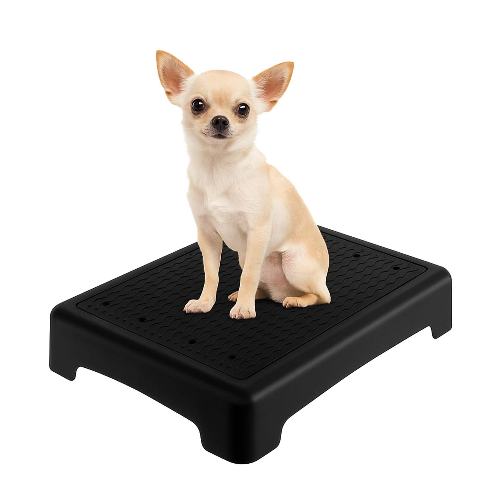 Sunnymove 1 Pcs Dog Training Platform Place Board with Non-Skid black