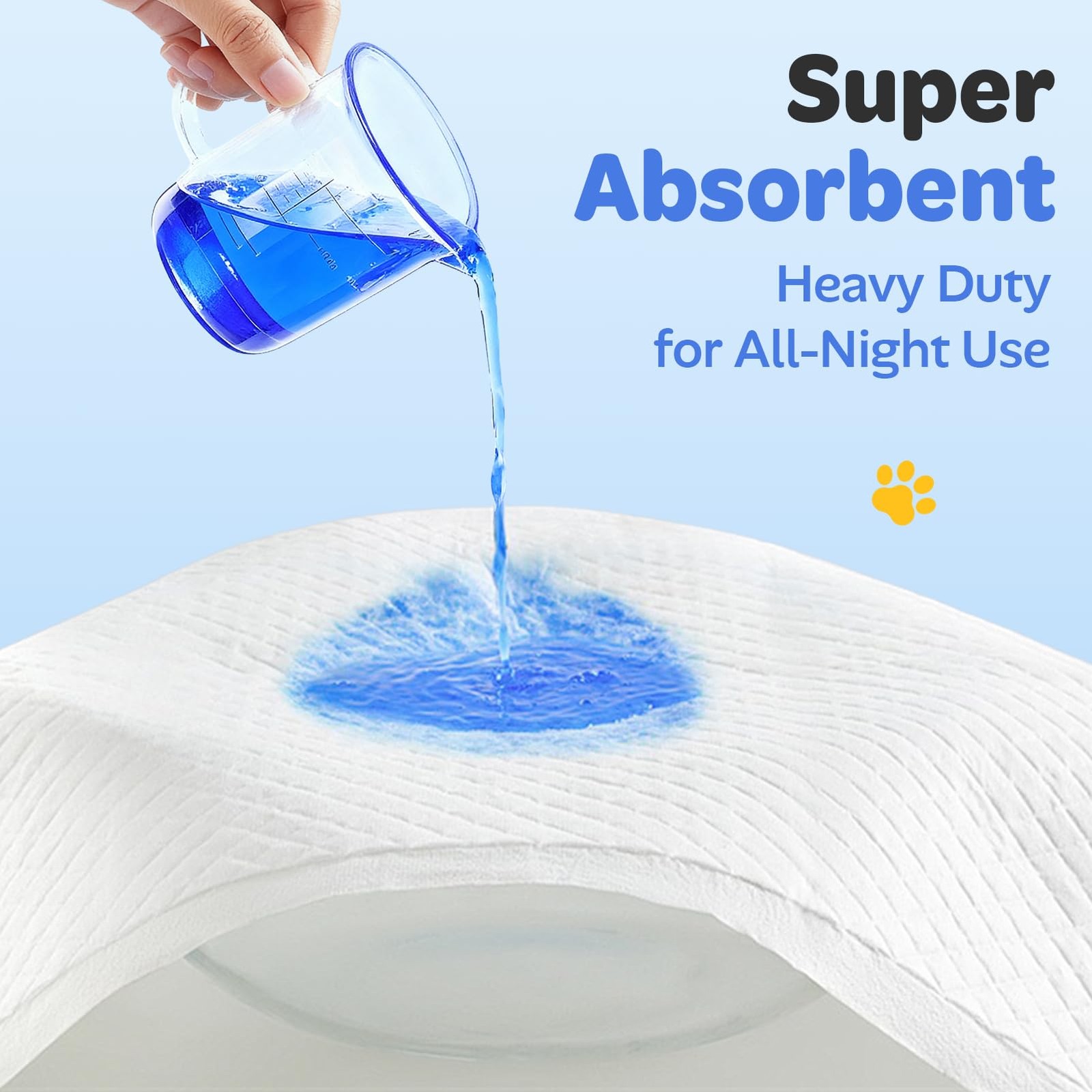 X-Large Disposable Puppy Potty Pads – Super Absorbent & Leak Proof 50 Count